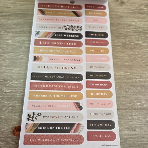 Happy Planner Modern Wild Sticker Sheets 929 Pieces - Picture 7 of 16